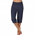 thumbnail image 3 of Tnhcen Women's High Waisted Stretchy Yoga Pants Women’s 7/8 Length – Active Wear Fabric Elastic Waist Cuffed Hem for Workout Casual & Office Sweat-Wicking Breathable & Soft Stretch S-2XL, 3 of 8