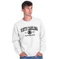 thumbnail image 5 of North Carolina Cute Footprints Beach Sweatshirt for Men or Women Brisco Brands L, 5 of 6