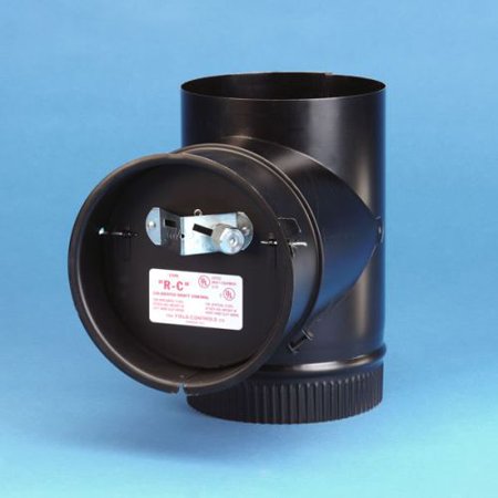 Durablack 5 Cast Iron Stove Pipe Damper Walmart Com