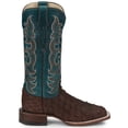 thumbnail image 2 of Justin Women's Exotic Full Quill Ostrich Western Boot Broad Square Toe - AQ8651 8 M  US, 2 of 7