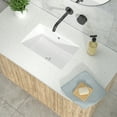 thumbnail image 5 of Kichae Undermount Bathroom Sink 21 inch Ceramic Bathroom Sink, 5 of 6