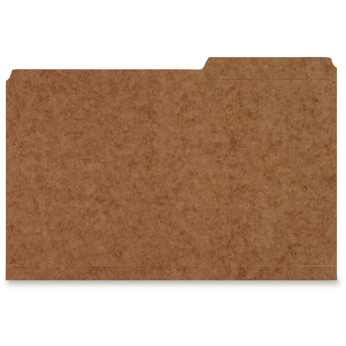 Smead Kraft File Folders, 2/5 Cut Right, Reinforced Top Tab, Letter, Kraft, 100/Box -SMD10786