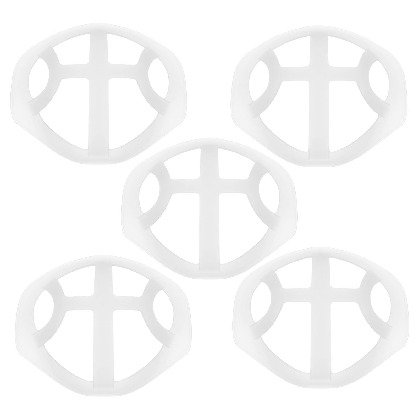 Mask bracket 5pcs Reusable InnerMask Support Silicone Mask Bracket for