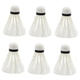 thumbnail image 1 of Lipstore Badminton Shuttlecocks Training Balls Stability Badminton Birdie Badminton Balls 6pcs, 1 of 8