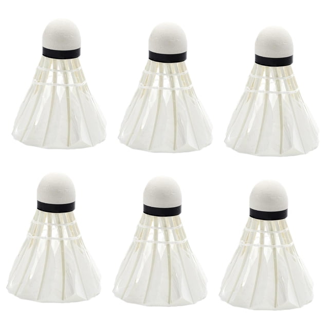 Lipstore Badminton Shuttlecocks Training Balls Stability Badminton Birdie Badminton Balls 6pcs