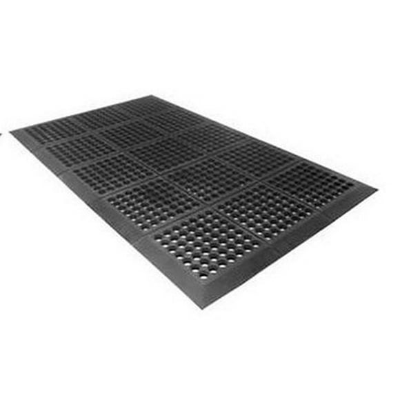 Kitchen Essentials Black Anti Fatigue Mat, 3 X 5 X .5 Gp | 1UN/Unit, 1 Unit/Case