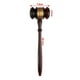thumbnail image 3 of Injueey Gavel Toy Handmade Unique Craft Gifts Toys Wood for Justice auction  Kits de decoración para fiestas sin base 26.5x7.6 cm, 3 of 6