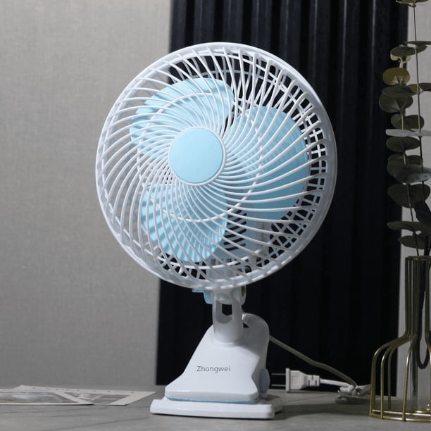 Ventilador de clip de cabeza móvil, ventilador eléctrico de cabecera para dormitorio de estudiantes, ventilador de clip silencioso para dormitorio, ventilador pequeño para cama, ventilador de una