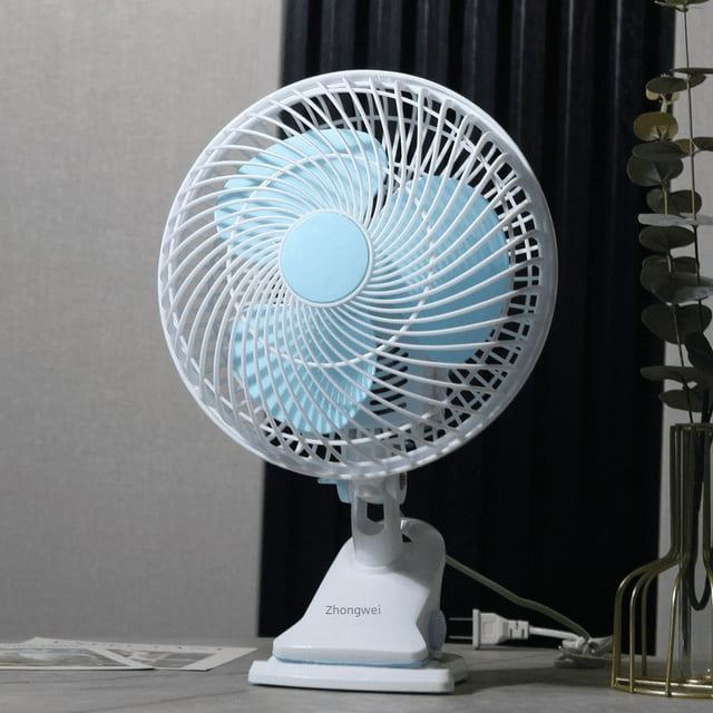 Ventilador de clip de cabeza móvil, ventilador eléctrico de cabecera para dormitorio de estudiantes, ventilador de clip silencioso para dormitorio, ventilador pequeño para cama, ventilador de una
