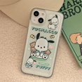 thumbnail image 1 of Funda De Pochacco Linda Compatible Con iPhone 11 13 12 X XS Pro Max xr 12 13 Mini Sanrio INS Carcasa Rígida A Prueba De Golpes Transparente, 1 of 4
