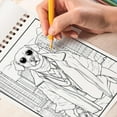 thumbnail image 5 of TPLHOUSE Fashionable Modern Dog Coloring Book for Adults, Spiral Bound, Soft Cover, 5 of 6