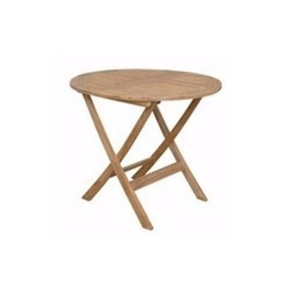 Chester 32 in. Round Folding Picnic Table