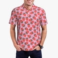 thumbnail image 1 of Balery Strawberry Camisa Polo de Hombre con Estampado, de Manga Corta y Tejido Medio, Camisa Tipo Golf Polo-XX-Large, 1 of 6