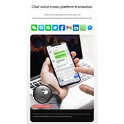 AI Language Translator Device Spanish English Practice Companion Supports 165 Languages for Travel Learning Business Communication