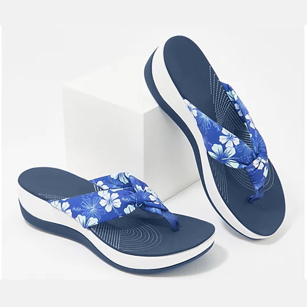 Chanclas Verano Nuevo estilo Zapatillas de mujer informales de suela blanda de suela gruesa Wmkox8yii hj789