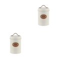 thumbnail image 4 of Transemion Space-Saving Storage Jar Set Neatly Store Kitchen In Style Versatile Kitchen Storage Jars Airtight Jars Kitchen Beige sugar 2Set, 4 of 6