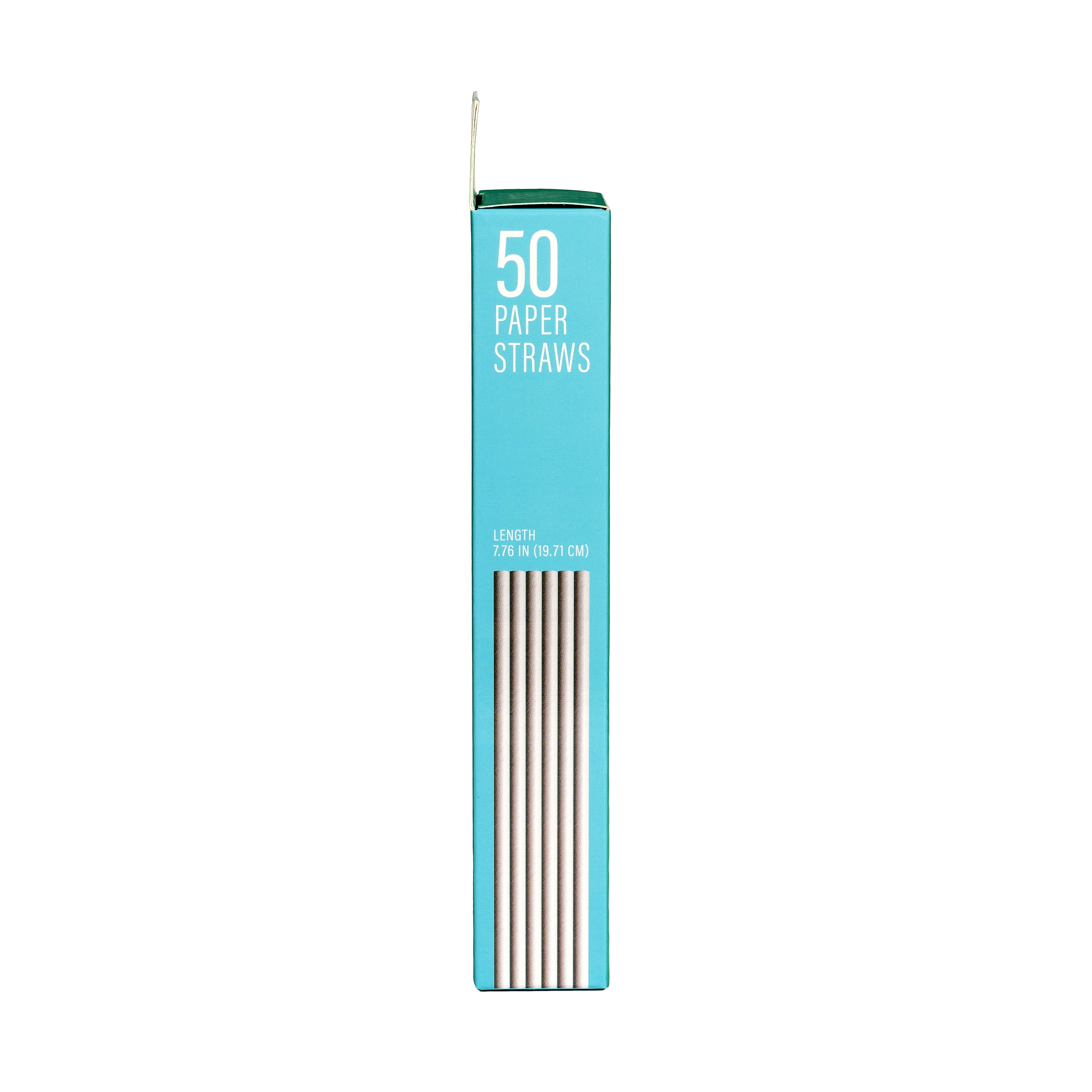 SOFi Classic White Unwrapped Paper Straws 50ct