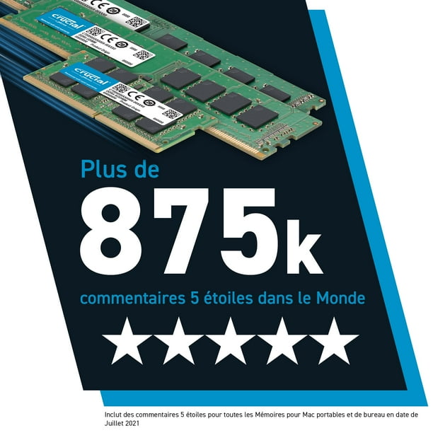 Crucial RAM 16GB Kit (2x8GB) DDR4 2666 MHz CL19 Desktop Memory