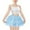 Blue, variant on Littleforbig Women's Mesh Tulle Puffy Petticoat Tutu Ballet Bubble Short Ballerina Skirt XS