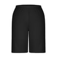 thumbnail image 5 of Outfmvch Exercise Shorts for Women Plus Size Shorts for Women Shorts Womens Linen Shorts for Women Cotton Shorts for Woman Hiking Shorts Women Yoga Shorts for Women Black L, 5 of 7