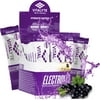 Vitalyte Electrolyte Replacement Powder Drink Mix, 25 Single Serving Stick Packs (Grape)