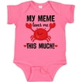 thumbnail image 3 of Inktastic Meme Loves Me Grandson Boys or Girls Baby Bodysuit, 3 of 5