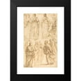 thumbnail image 2 of Giulio Cesare Procaccini 11x14 Black Modern Framed Museum Art Print Titled - Scenes from the Life of Saint Peter, 2 of 5