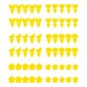 thumbnail image 4 of Trampa para moscas de la fruta trampas adhesivas para moscas de doble cara no tóxicas (mariposas) amarillo 10 Uds., 4 of 5