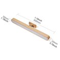 thumbnail image 2 of Luz de tocador de madera, funciona con pilas, bola magnética, luz de pared giratoria de 360 ​​grados, 2 of 8
