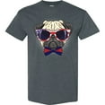 thumbnail image 3 of Inktastic Pug Dog July 4th Patriotic Sunglasses T-Shirt, 3 of 5