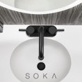 thumbnail image 3 of Grifos para lavabo de baño SK18003PA, L - Palanca, Negro Mate + L, 3 of 8