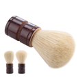 thumbnail image 3 of Plumero para Cortar el Cabello Cepillo de Limpieza para Cortar el Cabello Cepillo Portátil para Barba para Hombres Cepillo de Afeitar con de Madera para Uso en ANGGREK  Otros, 3 of 8