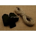 thumbnail image 7 of 100 Pcs Heart Punched Rectangular Hang Tag Wedding Favor Blank Tags with Free Natural Jute Twine - Colors Available, 7 of 7