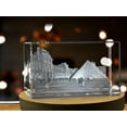 thumbnail image 5 of Musée du Louvre 3D Engraved Crystal Keepsake Souvenir, 5 of 7