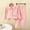 Light Pink, variant on Laipiong Girls Outfits & Sets Soft Fleece Lined Collar Kids Pajama Set Comfortable Spring Homewear For Toddler And Children Grey 18-24M