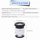 thumbnail image 5 of Magnificador LED Leumpgo 30x Aumento Ajustable Menificador Cilíndrico de Metal EspEjo Con Escala Magnifier de Joyas de Espejo de Lectura de Tamamo Pequeño Con 3 Luces Led 3 Luces, 5 of 6