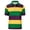 03-Green, variant on IWRICH Men's Striped Polo Shirts Short Sleeve Mardi Gras Button up Shirt Plus Size Loose Fit Casual Tees 05-Yellow XL