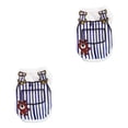 thumbnail image 2 of Ropa para cachorros Methold Camisetas Traje Estilo simple Patrón de oso azul XL 2piezas, 2 of 5