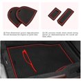 thumbnail image 4 of 2018 X3 G01 Accessoire de Voiture Tapis de Porte Intérieur Tapis de Tasse Organisateur de Console Centrale Boîte de Rangement (Tapis à Fente Rouges), 4 of 6