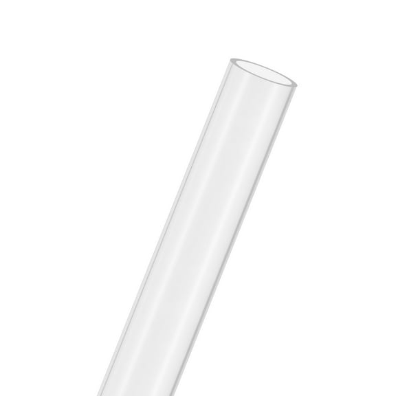 1-Pack Clear Rigid Acrylic Pipe, 19mm[0.75"] ID x 23mm[0.91"] OD Plastic Round Tube for Water Cooling System/Lamps/Fountains/Aquariums [305mm/12IN]