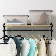 IRIS 13 Qt. Plastic Storage Bins with Lids, Stackable Storage Containers, Totes, 8 Pack
