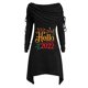 thumbnail image 1 of Vestido de manga larga para mujer Bufanda Cuello Vestido estampado de Navidad Vestido casual Fridja  NMB391, 1 of 2