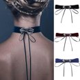 thumbnail image 2 of Bangcool Chocker pour Femmes Mode Réglable Ruban Noué Punk Gothique, 2 of 2