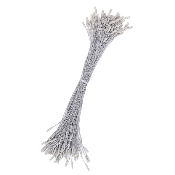 Pack of 100 Stylish Holiday Party Ornament Hanger Strings for Christmas Tree