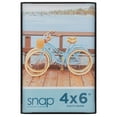 thumbnail image 4 of Snap 4''x6'' Front Loading Narrow Wall Photo Frame, Home or Office Decor, Set of 12 -Black, 4 of 11
