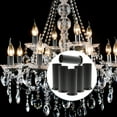 thumbnail image 2 of Milisten 6pcs Chandelier Lamp Base Sleeves Metal Candle Light Bulb Socket Covers Light Fixture, 2 of 5
