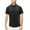 KC 1205 Black, variant on Men's Lightweight Elastic Nylon Blend Short Sleeve Embroidered Logo Polo Shirt (KC 1205 Black L)