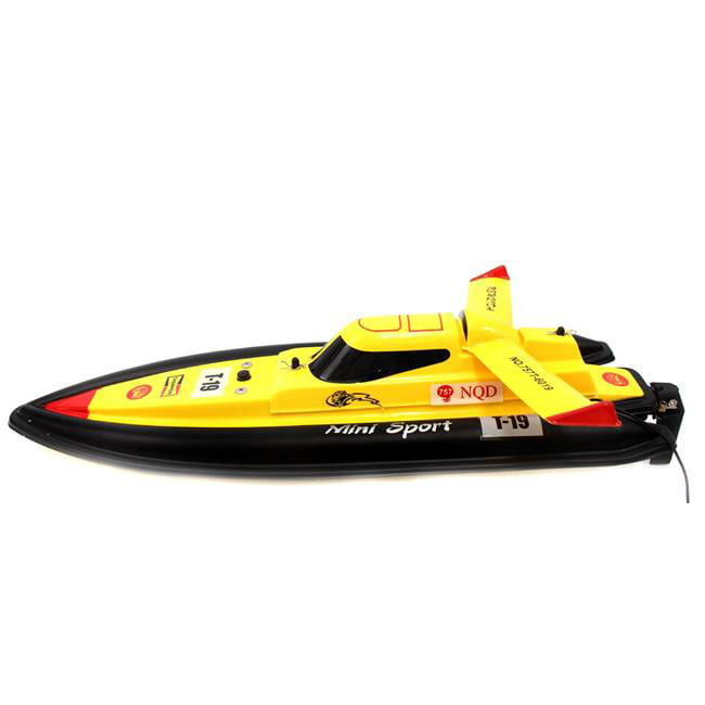 RC Remote Control 17" Electric Mini Tracer Racing Boat Yellow 