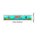 thumbnail image 1 of Pixel Style Happy Birthday Banner Party Backdrop Background Decorations for Birthday Party Photography Props Kids Celebrations Family Gatherings, 1 of 3