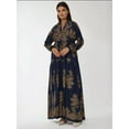 thumbnail image 6 of Printed Long Sleeve Viscose Maxi Dress, 6 of 6